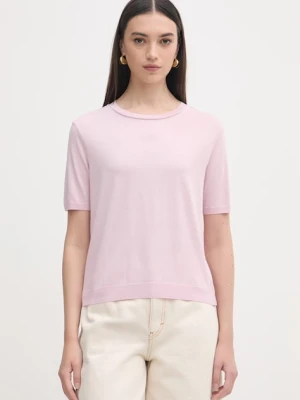 Patrizia Pepe T-shirt damski z lyocellem