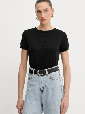 Patrizia Pepe t-shirt kolor czarny 8K0278 K128