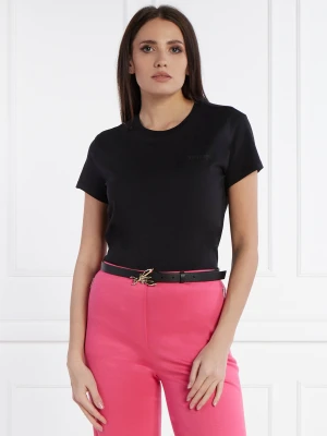 Patrizia Pepe T-shirt | Regular Fit czarny