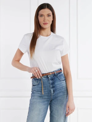 Patrizia Pepe T-shirt | Regular Fit biały