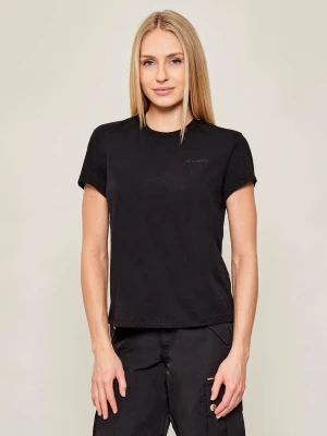 Patrizia Pepe T-shirt | Regular Fit czarny