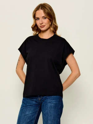 Patrizia Pepe T-shirt | Relaxed fit czarny