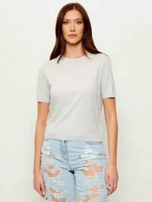 Patrizia Pepe T-shirt | Slim Fit szary