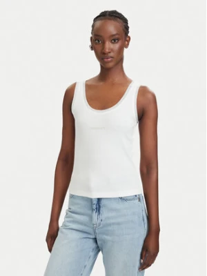 Patrizia Pepe Top 2M4523/J407-W146 Biały Slim Fit