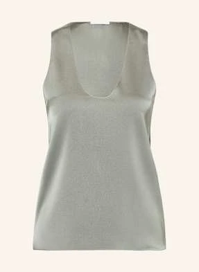 Patrizia Pepe Top Satynowy grau