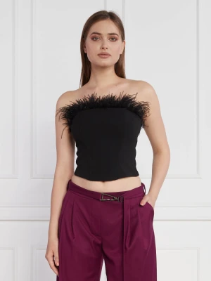 Patrizia Pepe Top | Slim Fit czarny