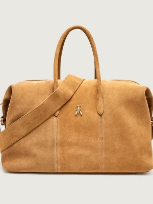 Patrizia Pepe Torba podróżna New Business | zamsz camel