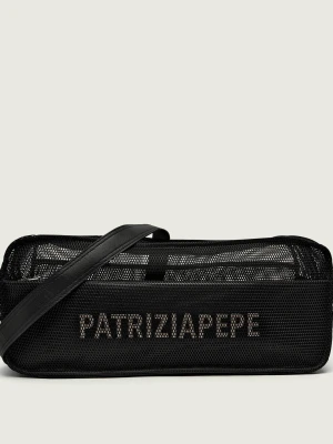 Patrizia Pepe Torba sportowa | z dodatkiem skóry