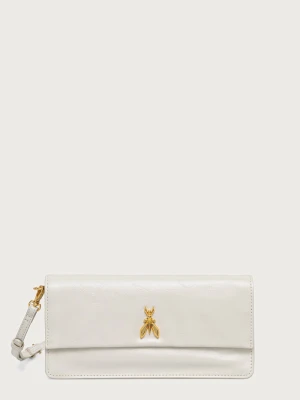 Patrizia Pepe torebka crossbody damska skórzana biały