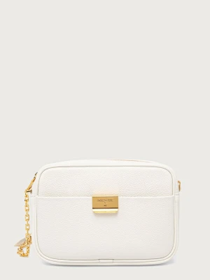 Patrizia Pepe torebka crossbody damska skórzana biały