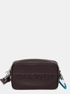Patrizia Pepe torebka skórzana kolor brązowy 8B0254 L113