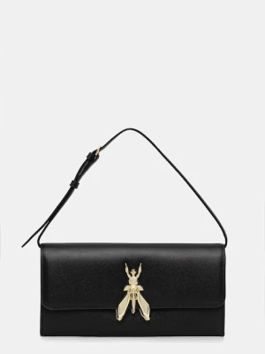 Patrizia Pepe torebka skórzana kolor czarny 8B0304 L061