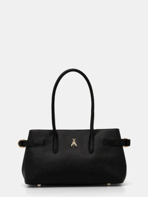 Patrizia Pepe torebka skórzana kolor czarny 8B0305 L162