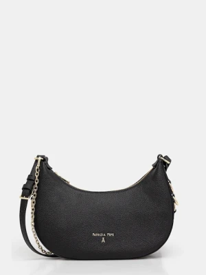 Patrizia Pepe torebka skórzana kolor czarny 8B0310 L001