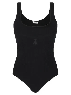 Patrizia Pepe Wełniane body | Slim Fit