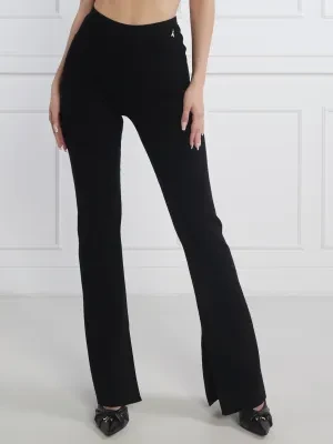 Patrizia Pepe Wełniane spodnie | flare fit