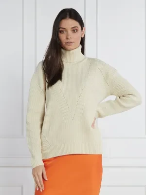 Patrizia Pepe Wełniany golf | Regular Fit