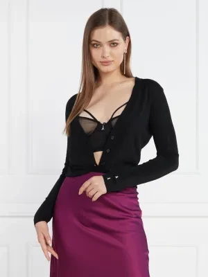 Patrizia Pepe Wełniany kardigan | Regular Fit