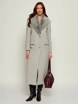 Patrizia Pepe Wełniany płaszcz