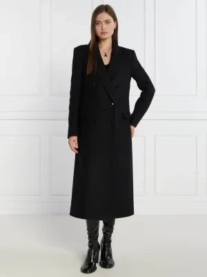Patrizia Pepe Wełniany płaszcz