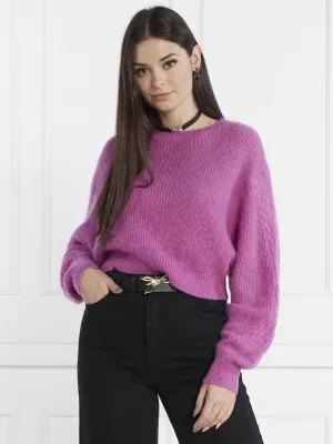 Patrizia Pepe Wełniany sweter | Cropped Fit
