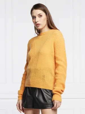 Patrizia Pepe Wełniany sweter | Regular Fit