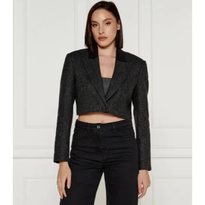 Patrizia Pepe Żakiet | Cropped Fit | z dodatkiem wełny