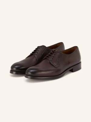 Paul Buty Sznurowane braun CIEMNOBRĄZOWY