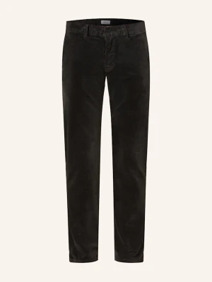 Paul Chinosy Ze Sztruksu Comfort Fit schwarz CZARNY