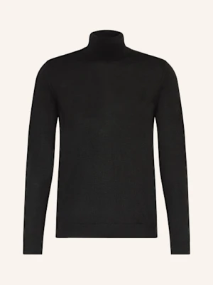 Paul Golf Z Wełny Merino schwarz