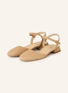Paul Green Baleriny Z Odkrytą Piętą beige
