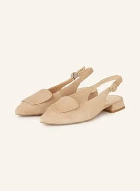 Paul Green Baleriny Z Odkrytą Piętą beige