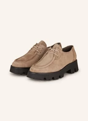 Paul Green Buty Sznurowane Na Platformie beige