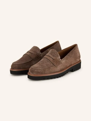 Paul Green Loafersy Earth braun