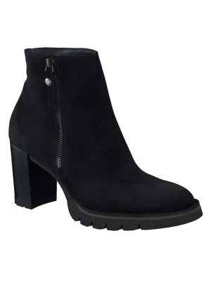 Paul Green Skórzane botki w kolorze czarnym rozmiar: 40,5