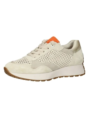 Paul Green Skórzane sneakersy w kolorze złoto-beżowo-pomarańczowym rozmiar: 38