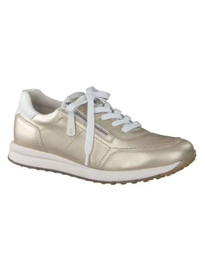 Paul Green Skórzane sneakersy w kolorze złotym rozmiar: 40,5