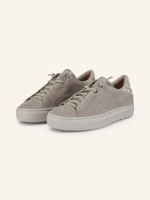 Paul Green Sneakersy Z Ozdobnymi Perełkami beige