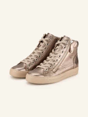 Paul Green Wysokie Sneakersy Maeva braun