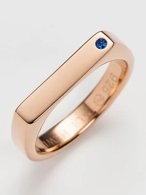 Paul Hewitt Pozłacany pierścionek z cyrkonią rozmiar: 52