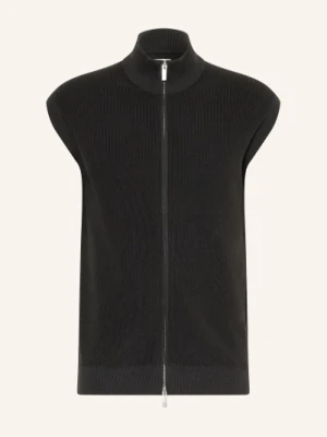 Paul Kamizelka Z Dzianiny schwarz