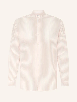 Paul Koszula Comfort Fit Ze Stójką I Lnem orange