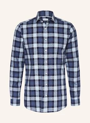 Paul Koszula Flanelowa Slim Fit blau