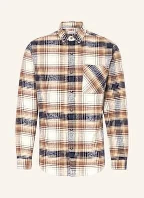 Paul Koszula Flanelowa Slim Fit braun