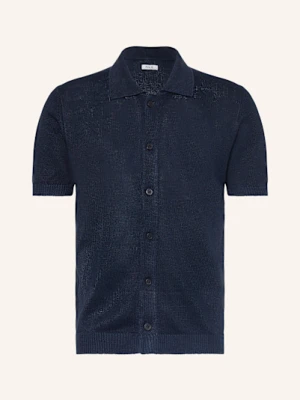 Paul Koszula Z Dzianiny Comfort Fit Z Lnu blau