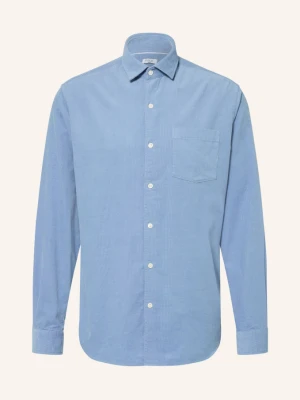 Paul Koszula Z Sztruksu Comfort Fit blau