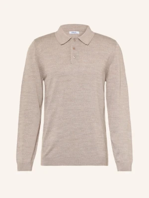 Paul Koszulka Polo Z Dzianiny beige JASNOBRĄZOWY