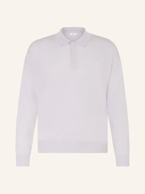 Paul Koszulka Polo Z Dzianiny Z Wełny Merino silber
