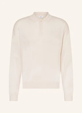 Paul Koszulka Polo Z Dzianiny Z Wełny Merino weiss