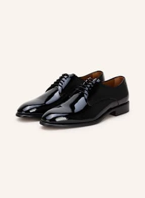 Paul Lakierowane Buty Sznurowane schwarz